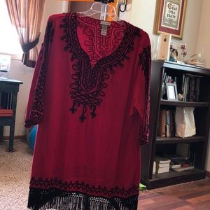 Knit pullover 3/4 sleeves